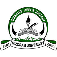 Mizoram University Aizwal Logo 