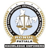 Rajiv Gandhi National University of Law, Punjab Logo