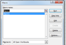 Creating A Simple Macro and Add-In record and run macro